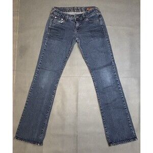 dELiA*s Reese Jeans Women's Straight Leg Low Rise 7/8R